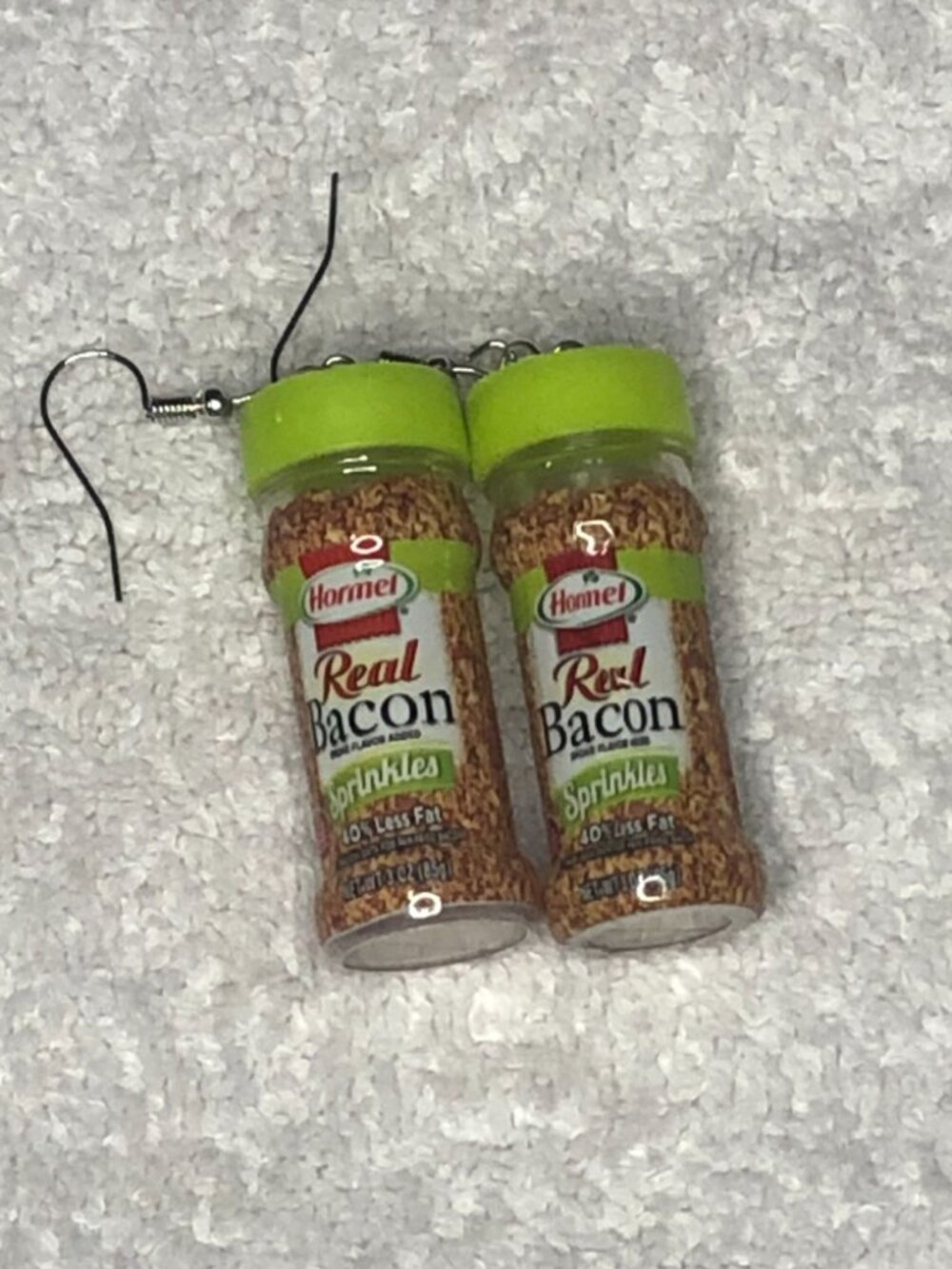 Mini Brands Hormel Real Bacon Sprinkles Earrings